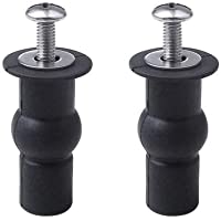 2 piezas Asientos WC Bisagra Accesorios Fijación Bisagra Asiento Tornillos Apto Para Todos Los Baños (14mm)